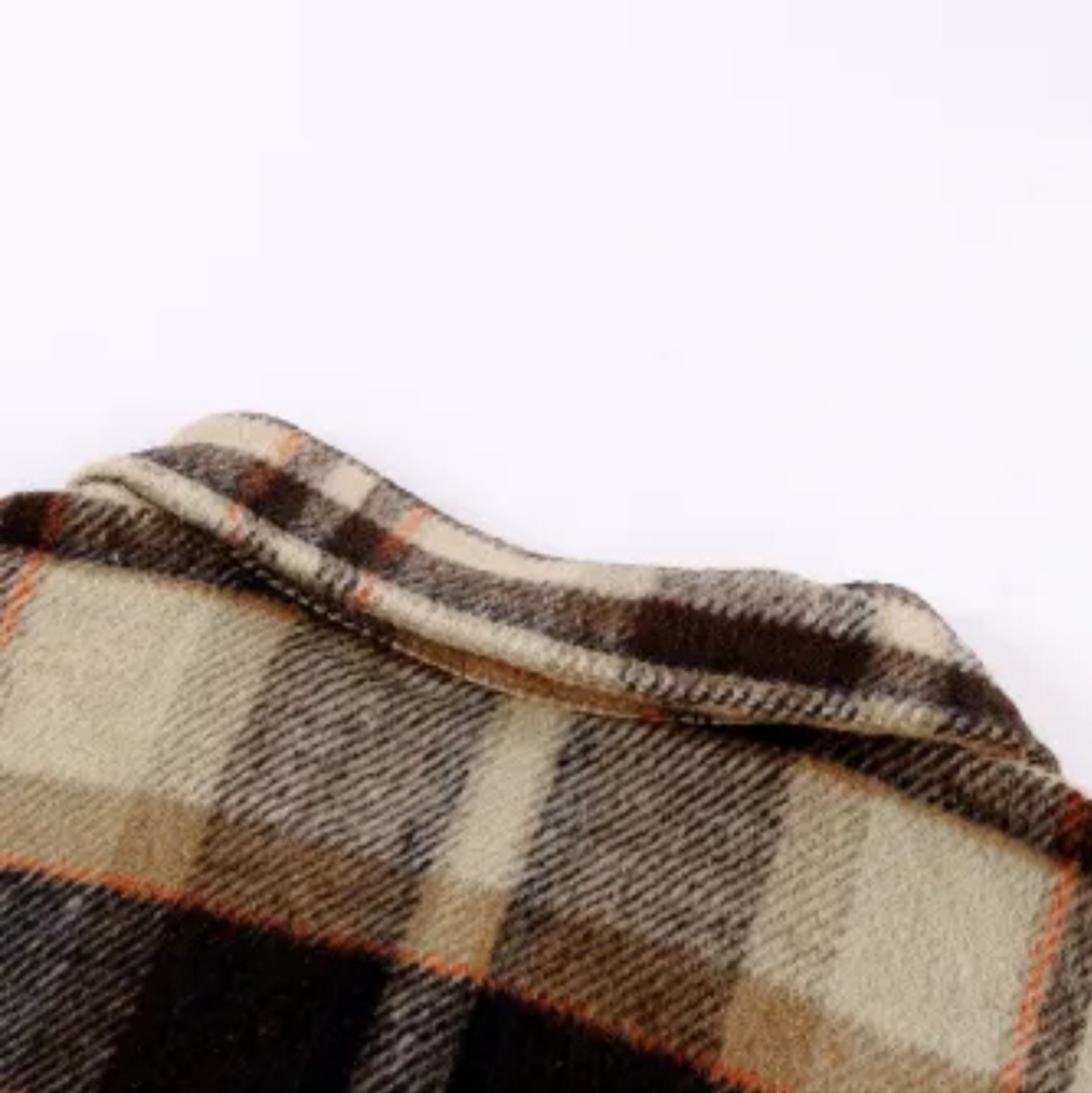 New orange plaid shacket - Picture 9 of 11